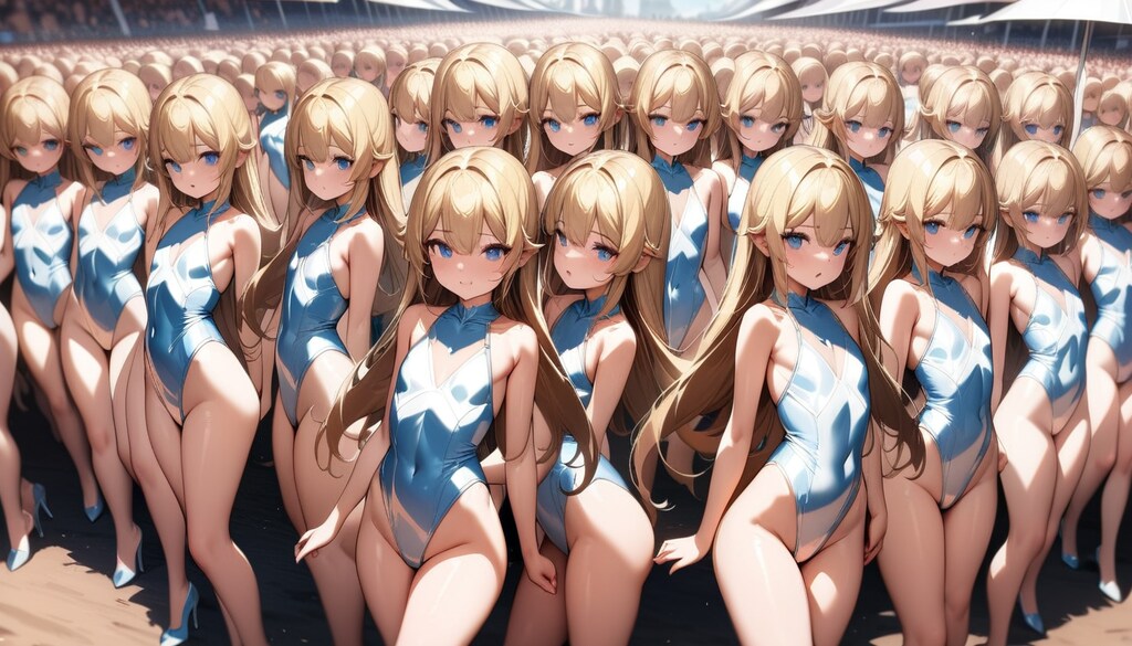 パドックをクローンRAで埋め尽くしてみた