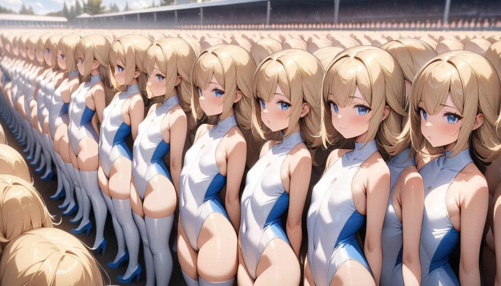 パドックをクローンRAで埋め尽くしてみた