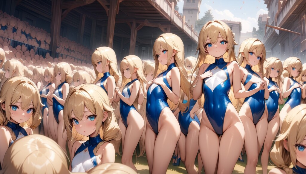 パドックをクローンRAで埋め尽くしてみた