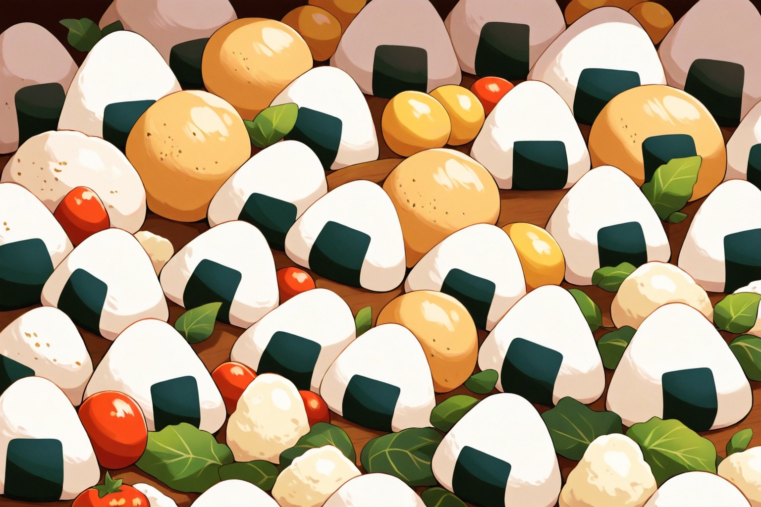 おにぎり | の人気AIイラスト・グラビア