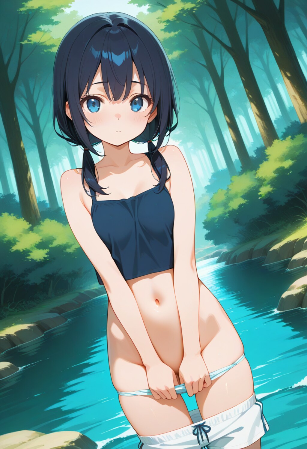 着替え(川遊び)(R-15)(2)