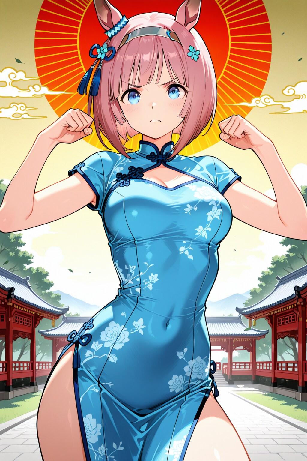朝の太極拳