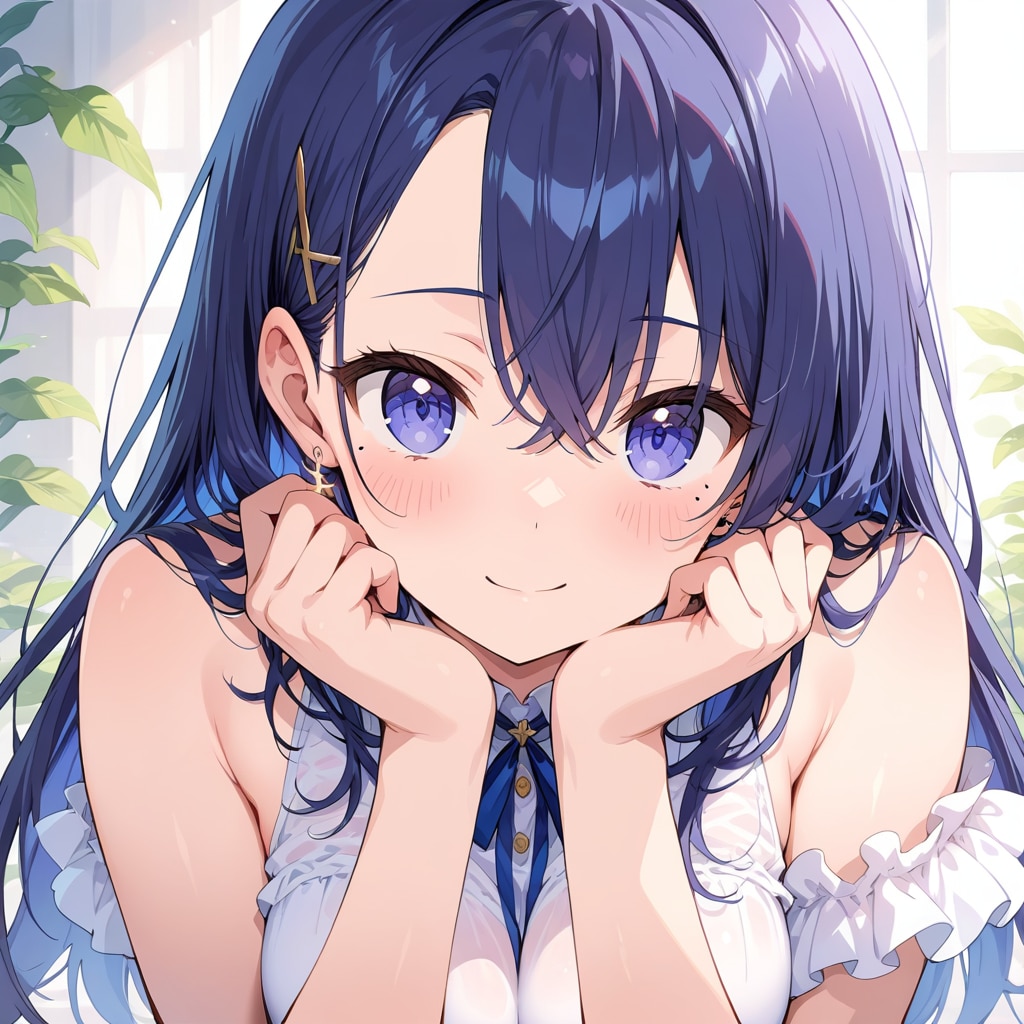 LARIMARで魅惑の泣きぼくろを強調してみたあい