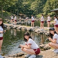 管理釣り場で釣り(ChatGPT) 9枚目