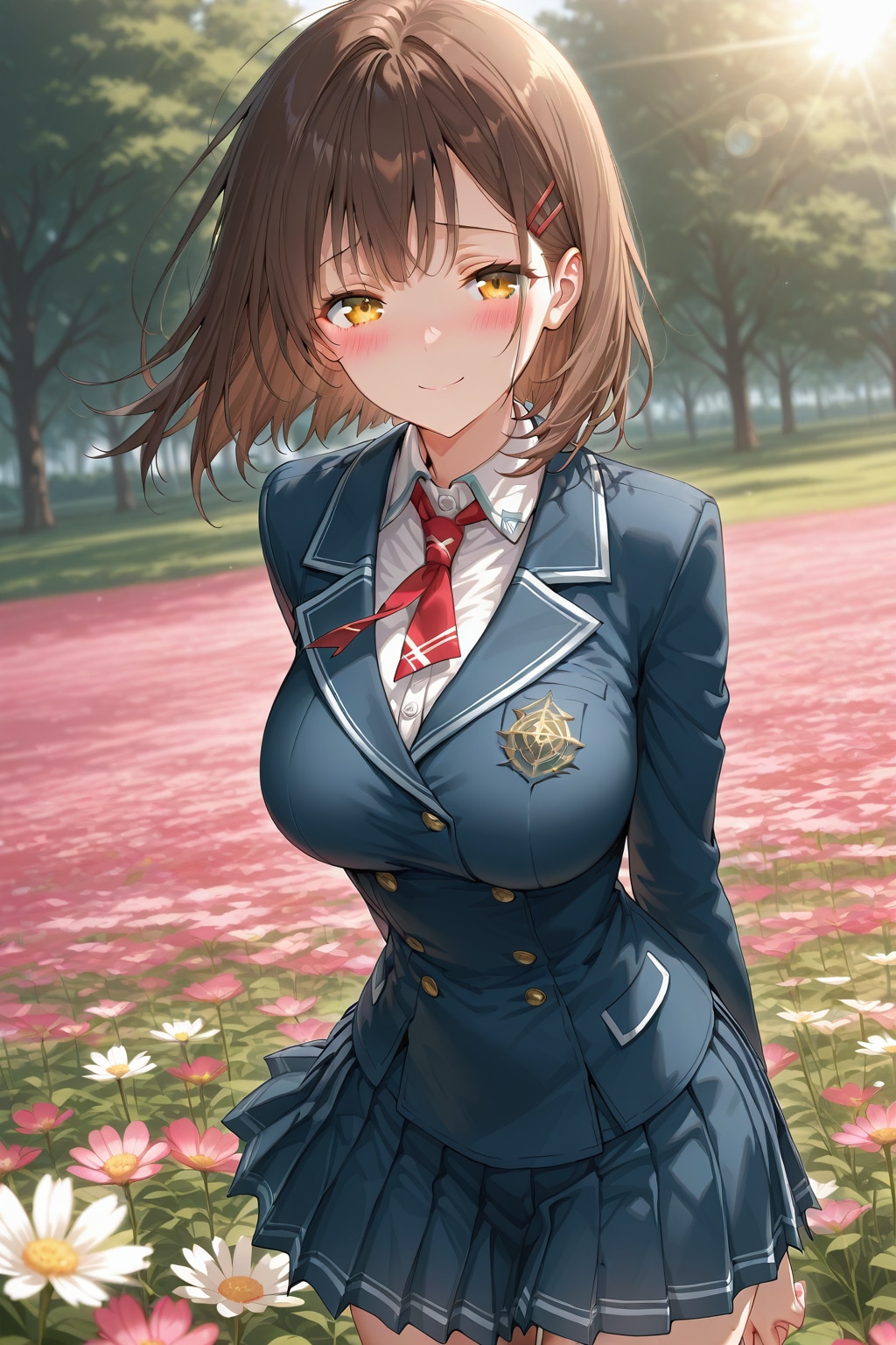 ブレザー制服の女の子