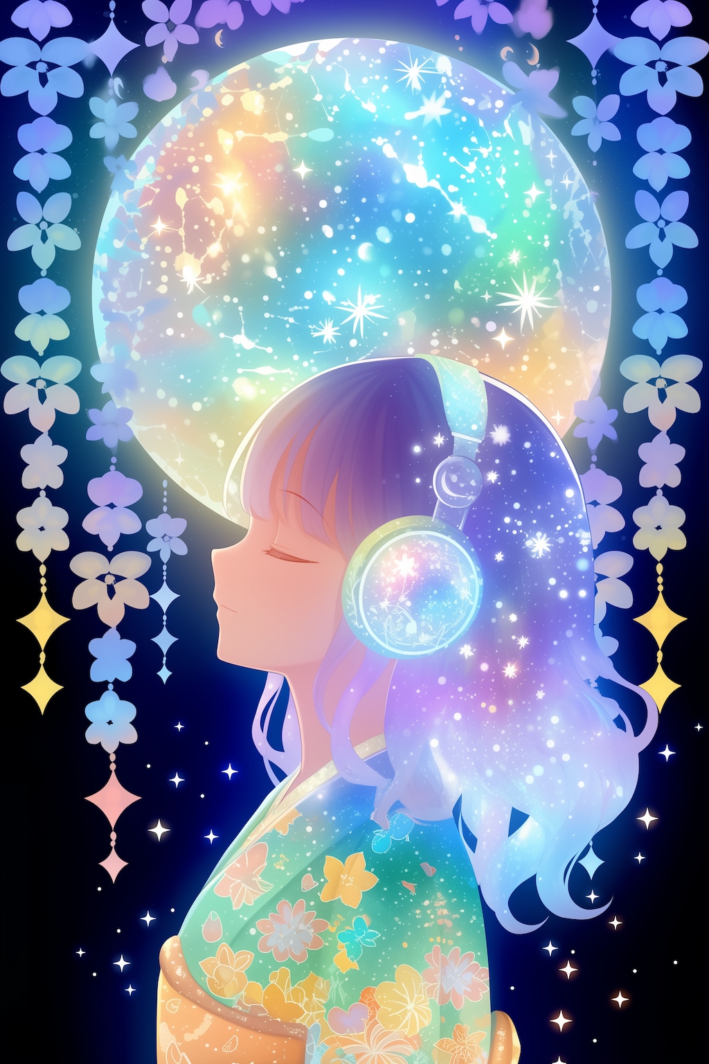 カラフルヘッドフォン