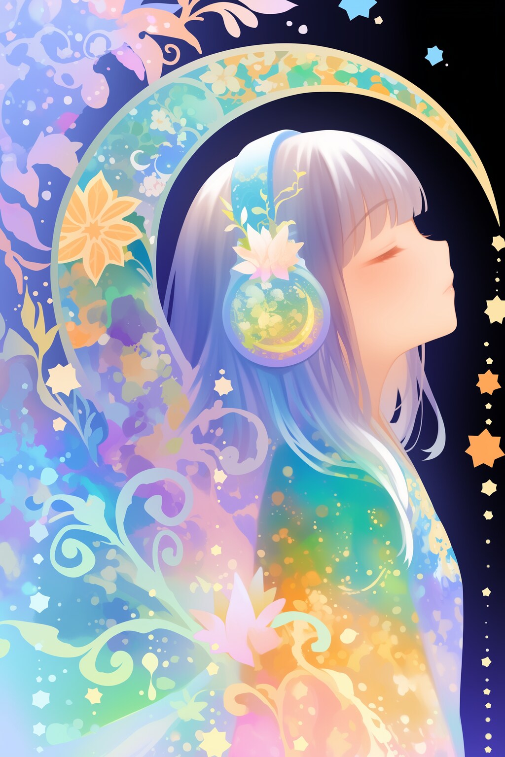 カラフルヘッドフォン