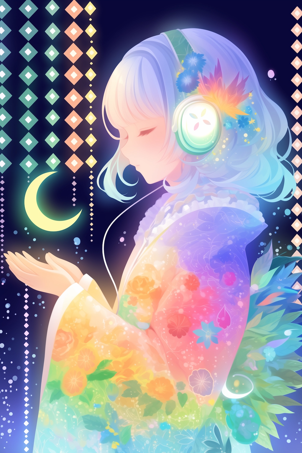 カラフルヘッドフォン