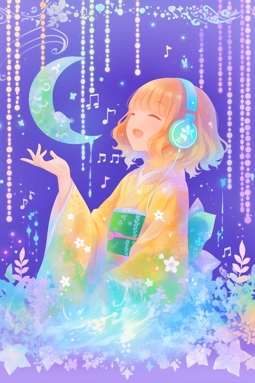 カラフルヘッドフォン