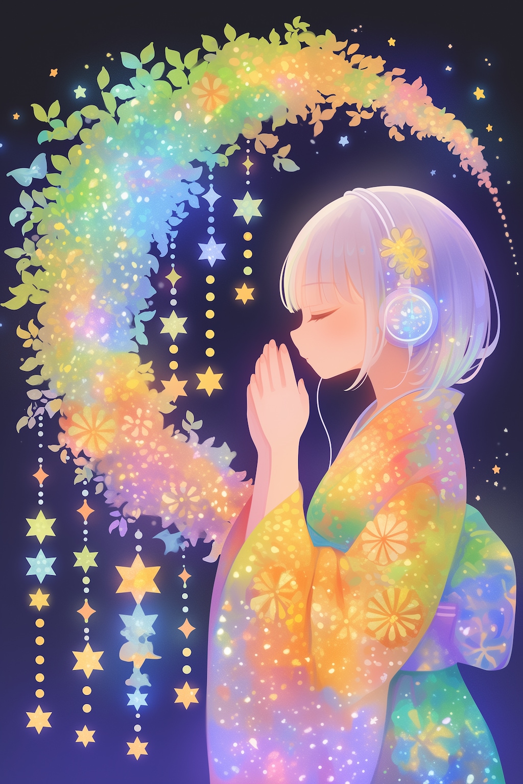 カラフルヘッドフォン