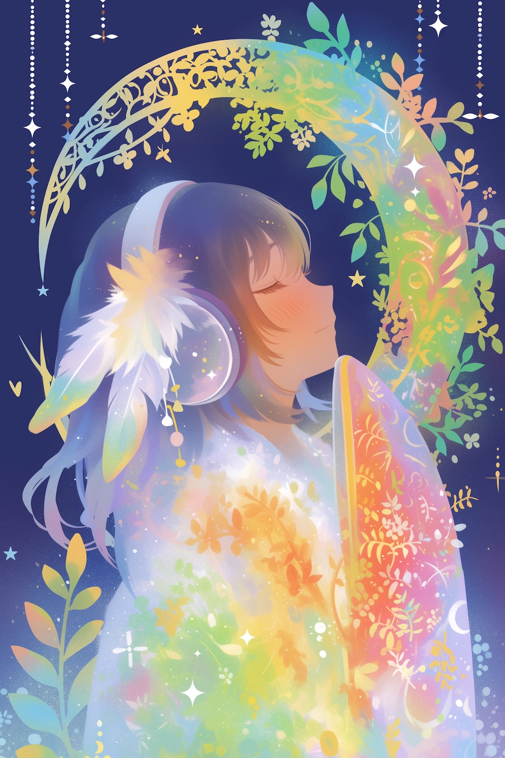 カラフルヘッドフォン