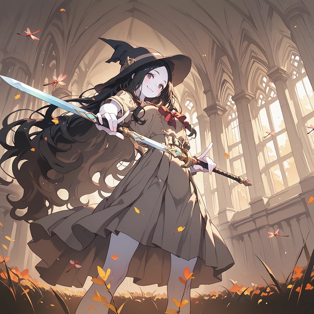 魔女っ子剣士 | の人気AIイラスト・グラビア