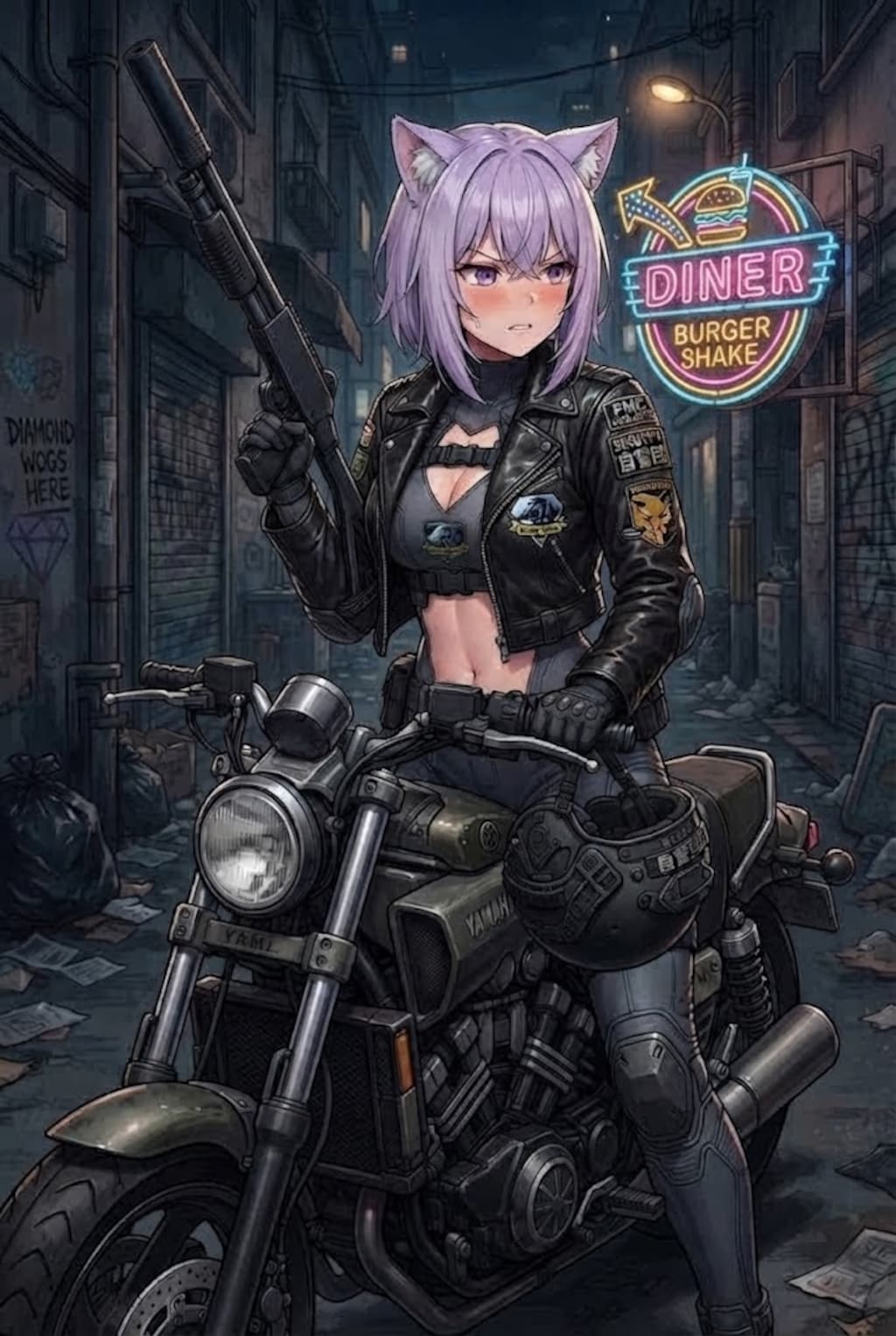かなり治安の悪い街に流れ着いたライダーシス