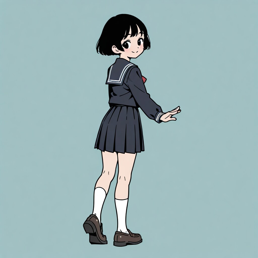 見返り女学生