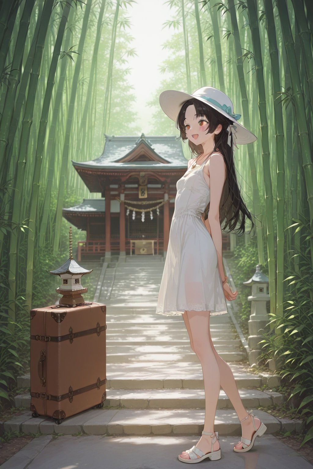 日本を旅しよう(竹林) | の人気AIイラスト・グラビア