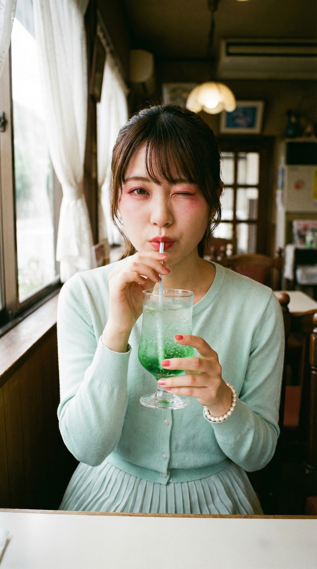 Mint Breeze in the Neon City