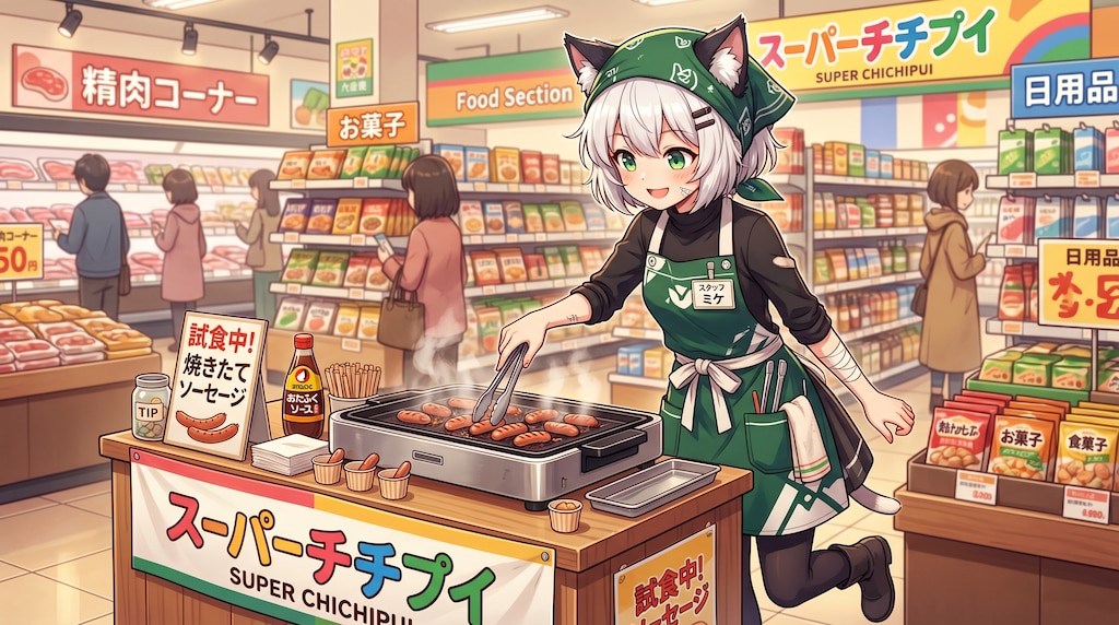 ウインナーの試食！