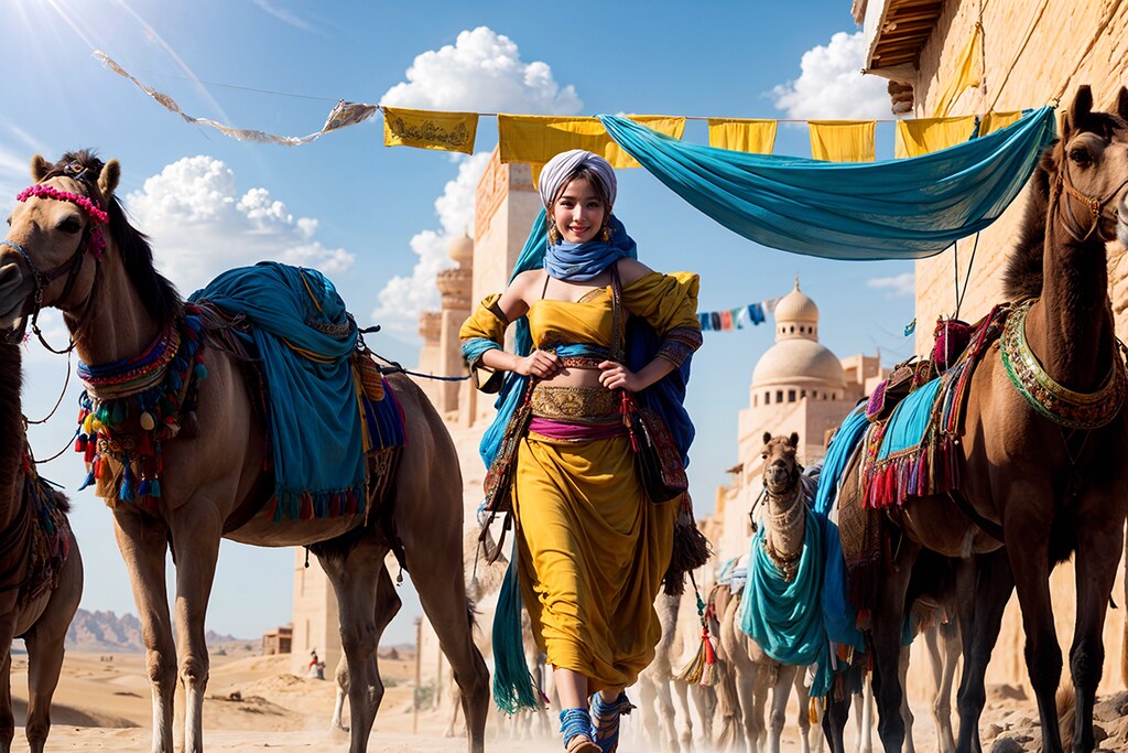 キャラバンの花