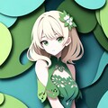 切り絵風 2枚目