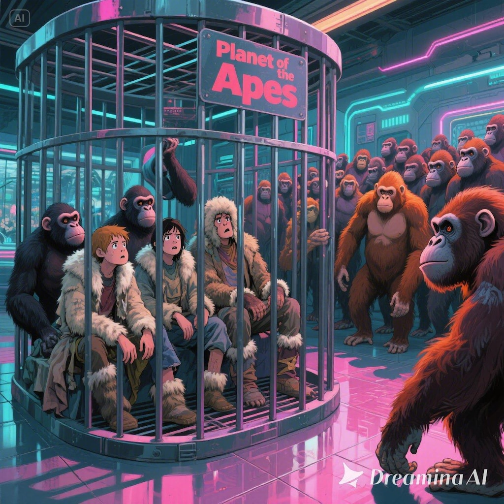 未来の檻：猿たちの支配する世界