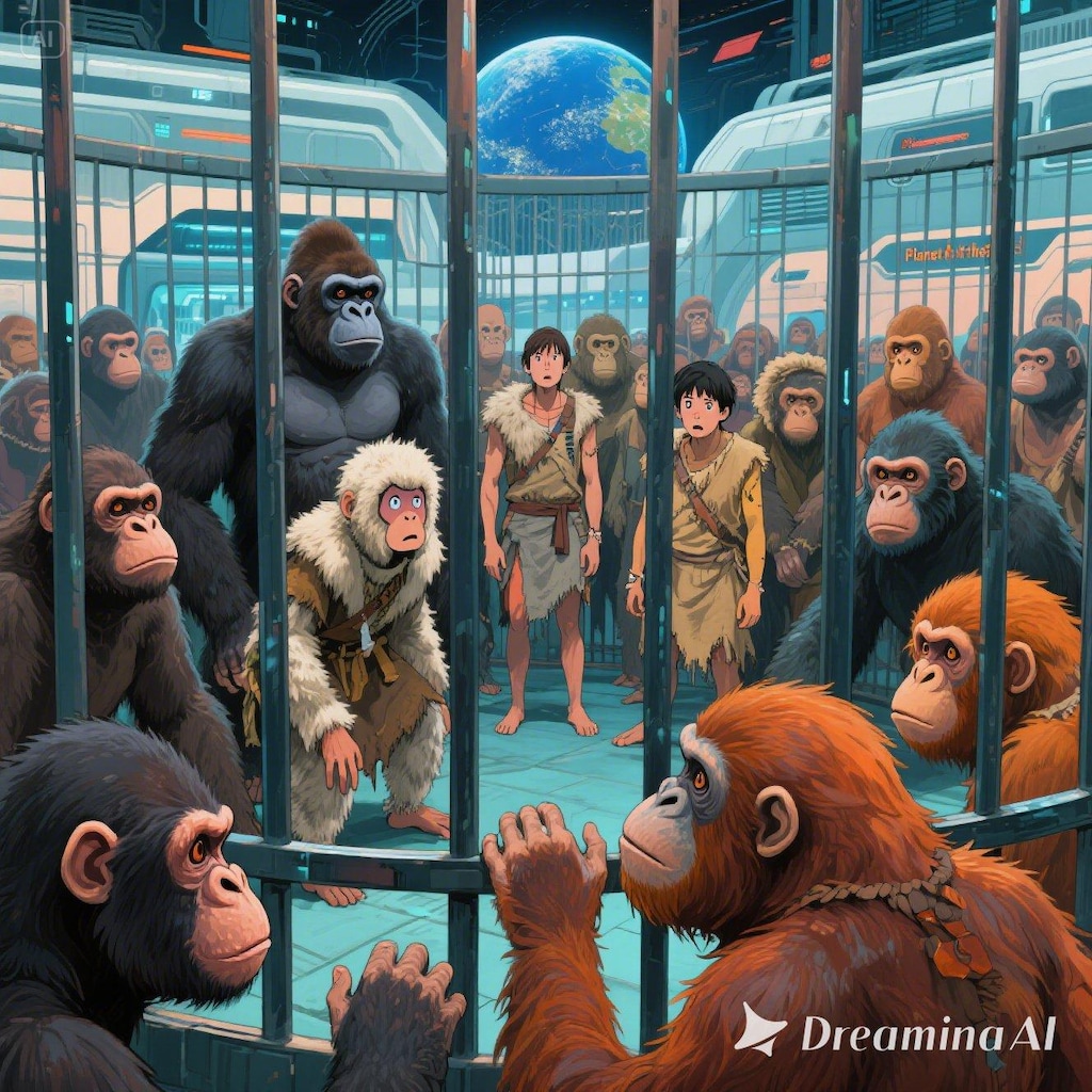 未来の檻：猿たちの支配する世界