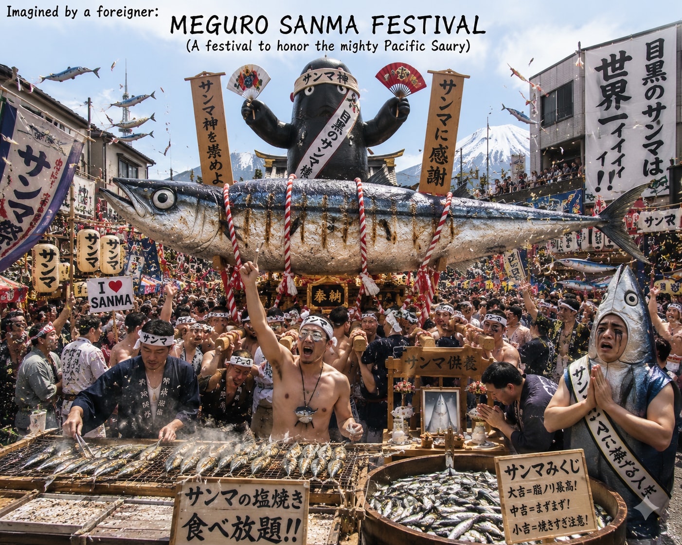 目黒のサンマ祭り