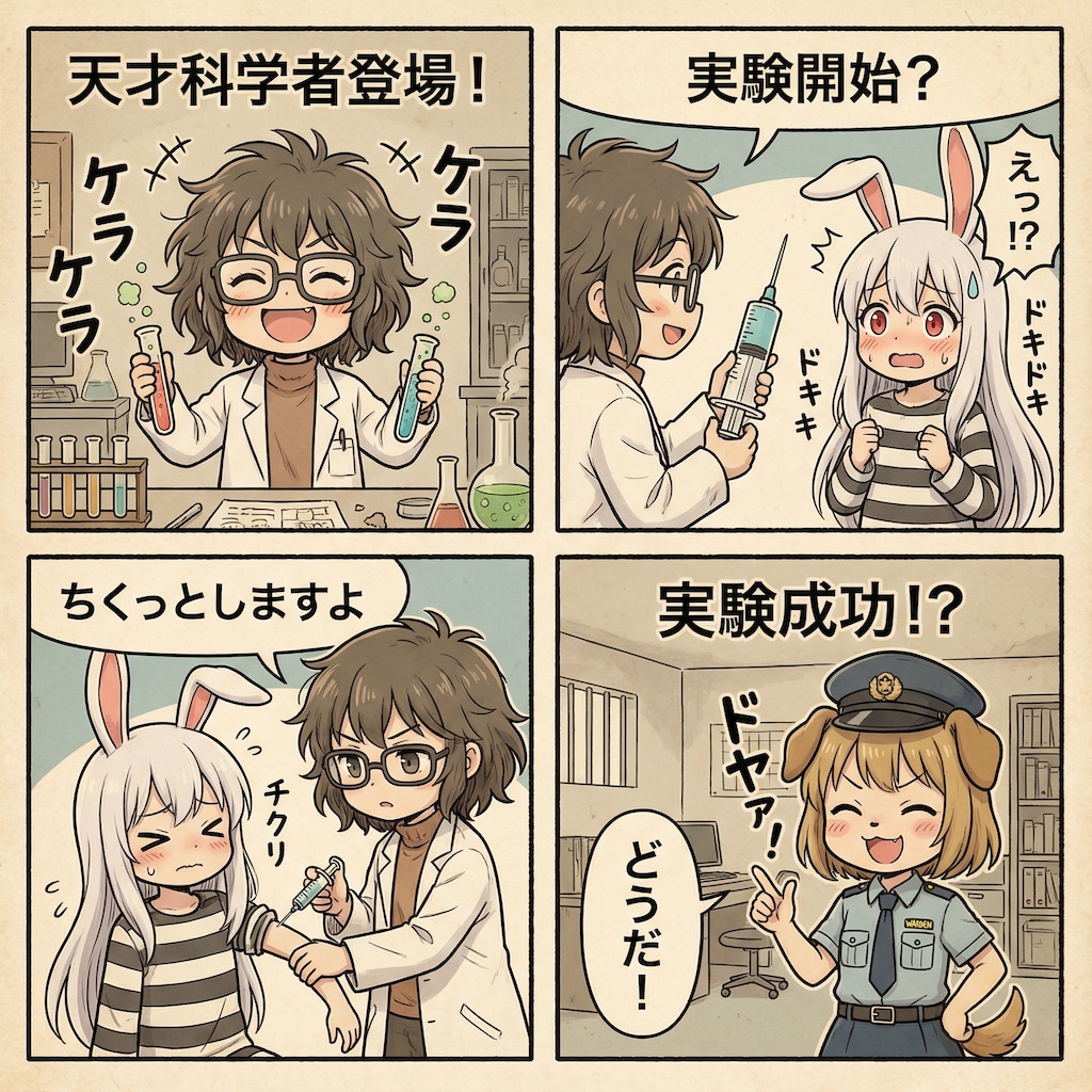 脱獄したくなくなる薬を打たれたうさぎちゃん‼️