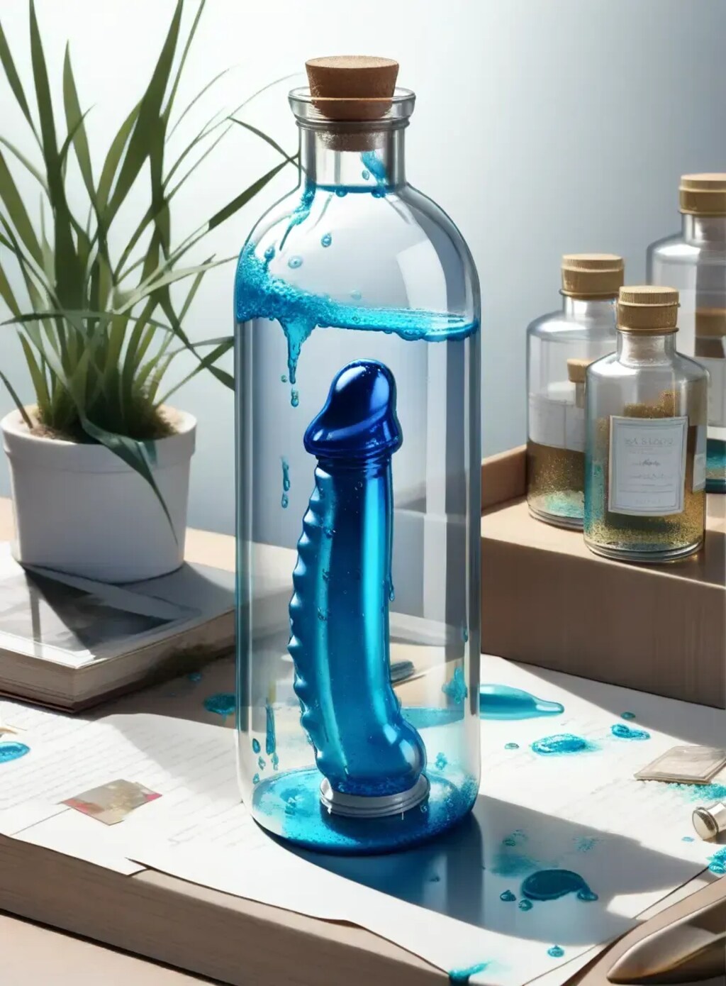ディルド in bottle
