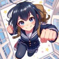 女の子のパンチ（Copilot） 2枚目