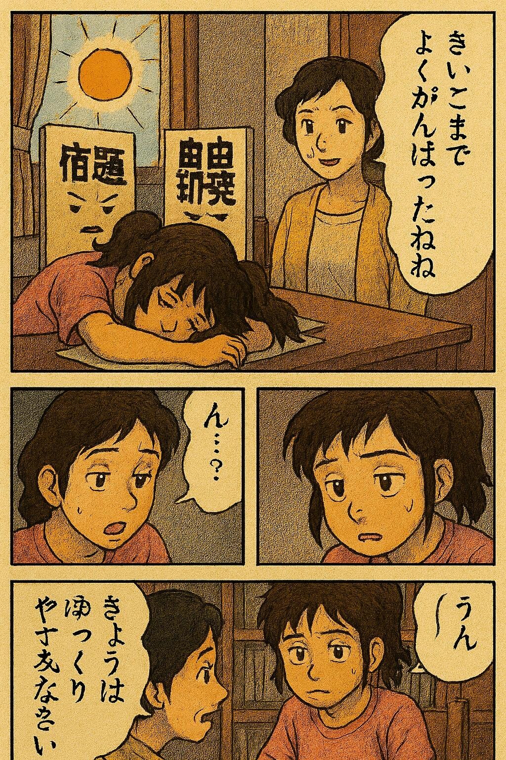 宿題との闘い