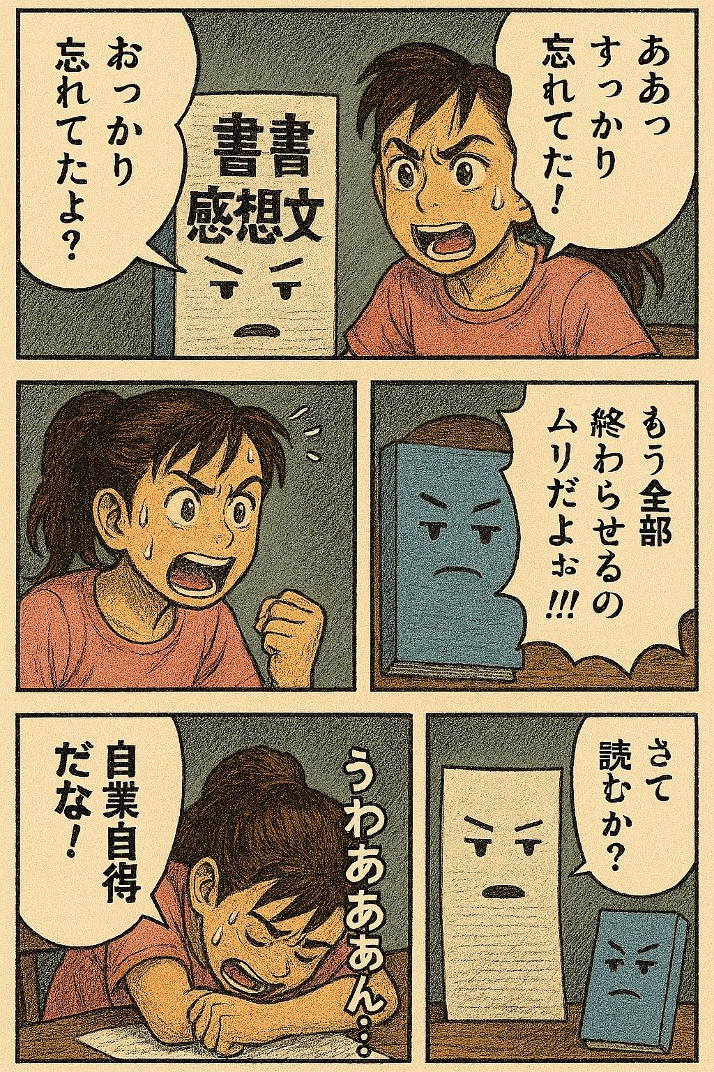 宿題との闘い