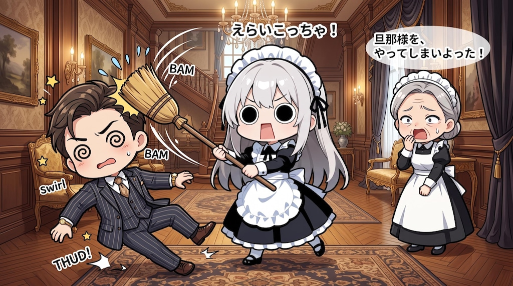 傲慢な雇い主をやってしまいよったえらいこっちゃ嬢