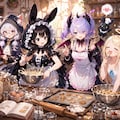 ネコミミ召喚士とくろうさのまじゅちゅしと使い魔たちの日常 6枚目