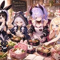 ネコミミ召喚士とくろうさのまじゅちゅしと使い魔たちの日常 2枚目