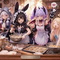 ネコミミ召喚士とくろうさのまじゅちゅしと使い魔たちの日常 12枚目