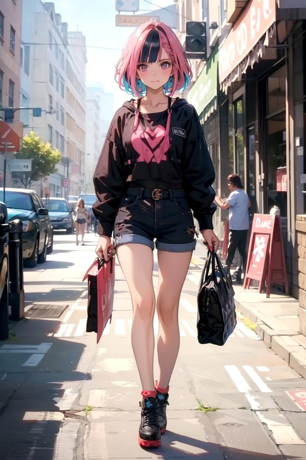 この先は通称ランウェイ通り