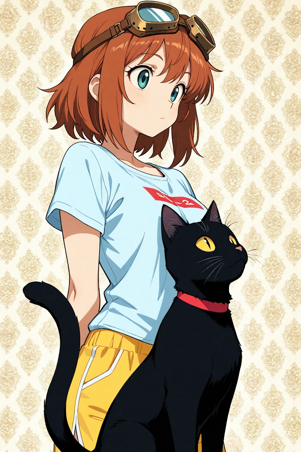 黒猫と猫好きな彼女