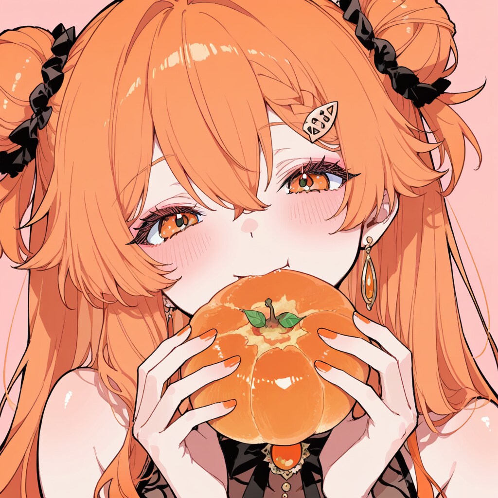 APRICOTちゃんがアプリコットを食べる