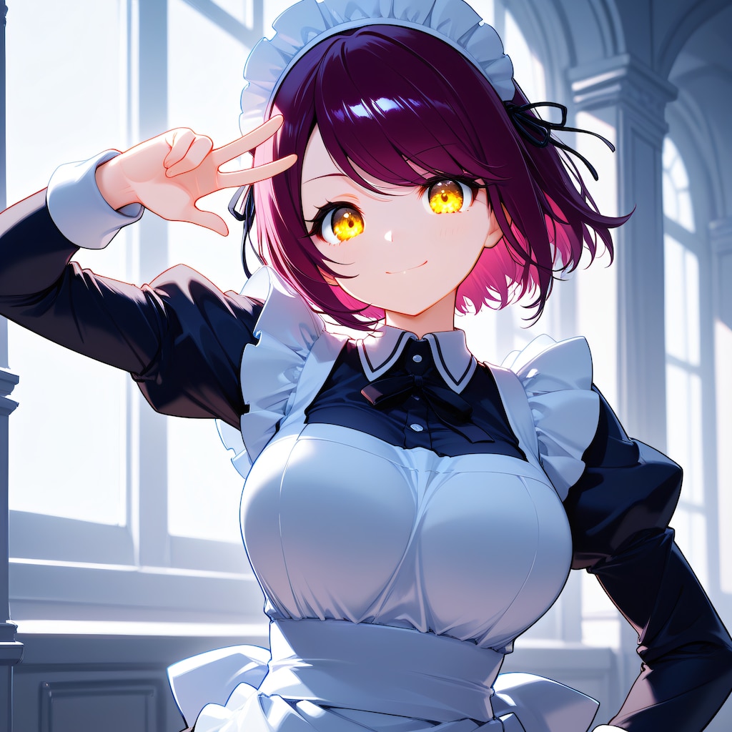 こんにちは（挨拶メイドの芽衣ちゃん）