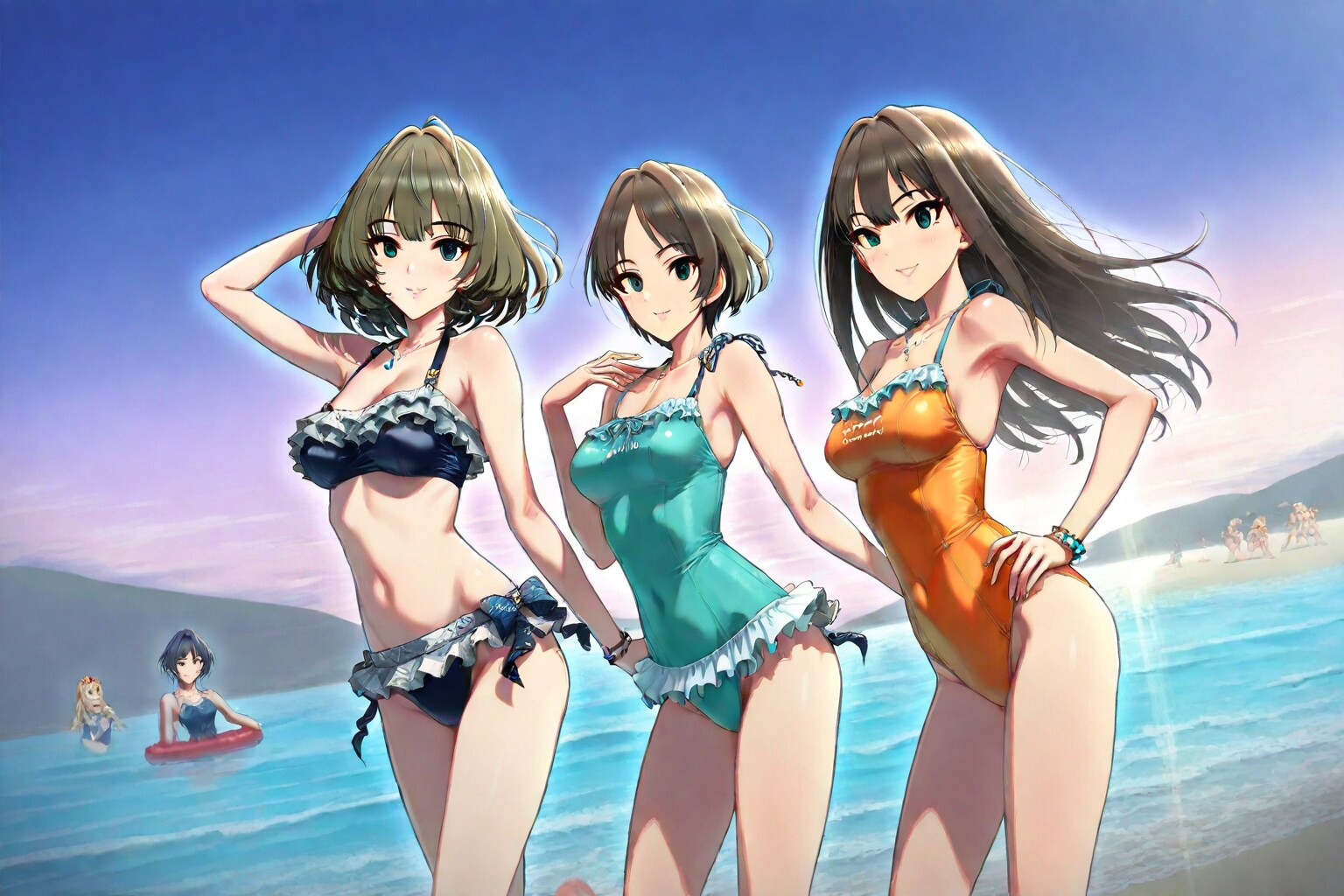 【習作】アイマスガールズの水着コレクション