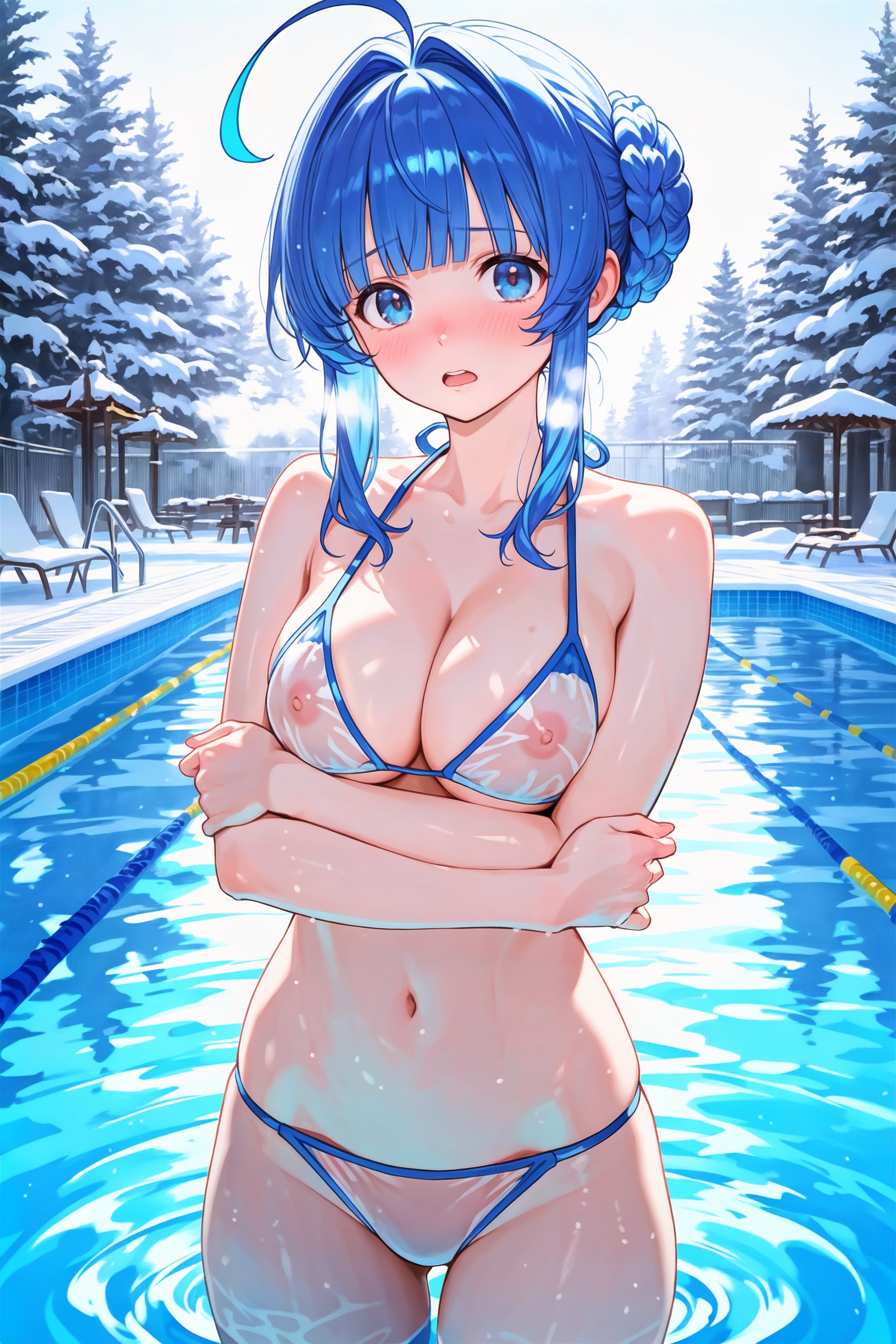 この水着、薄いよ