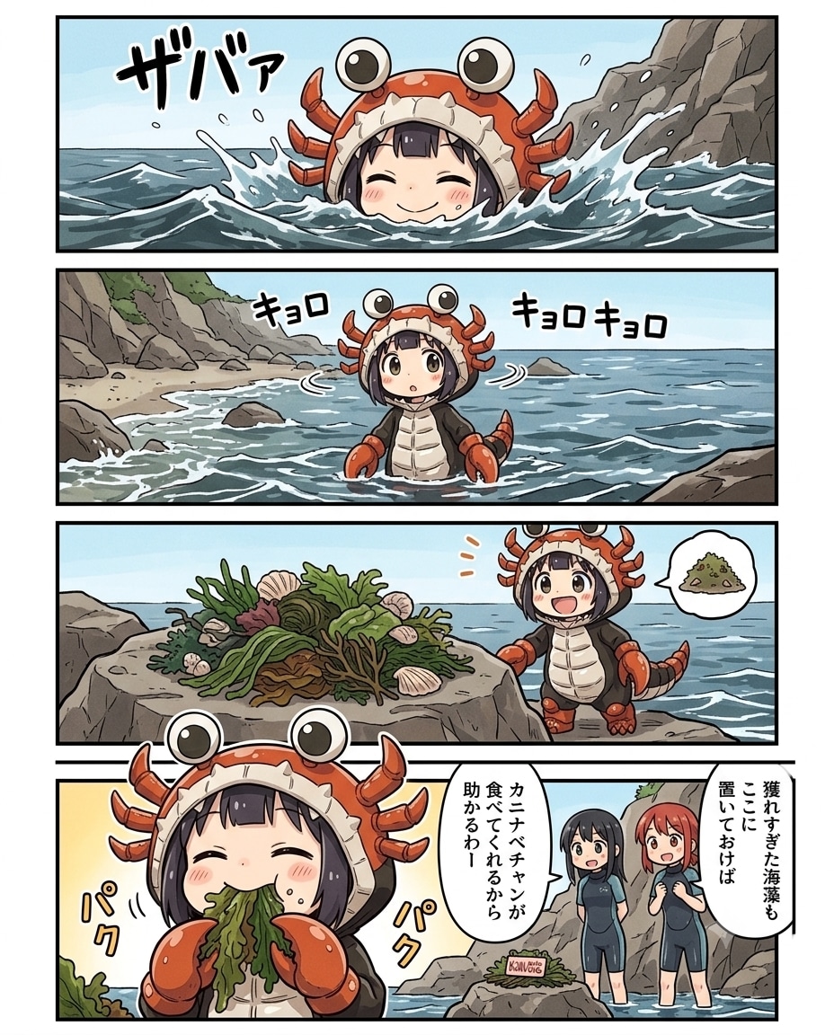 【14】餌付けされてる！カニナベチャン