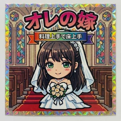 オレの嫁シール | の人気AIイラスト・グラビア