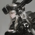 graphite bunny cosmic  android girl sci-fi mode 黒鉛機械化兎耳隊 11枚目