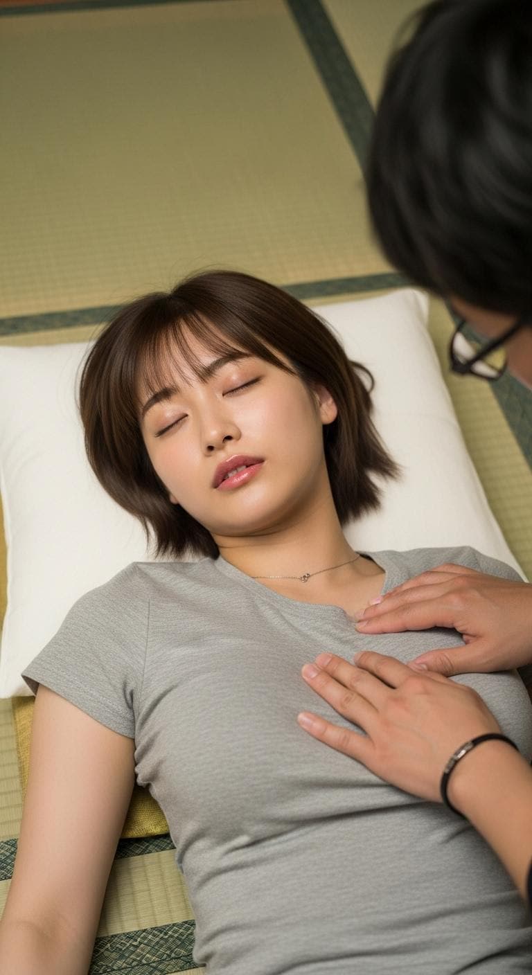 寝ている間に触診
