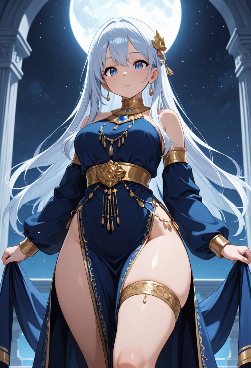 月下の女神 | の人気AIイラスト・グラビア
