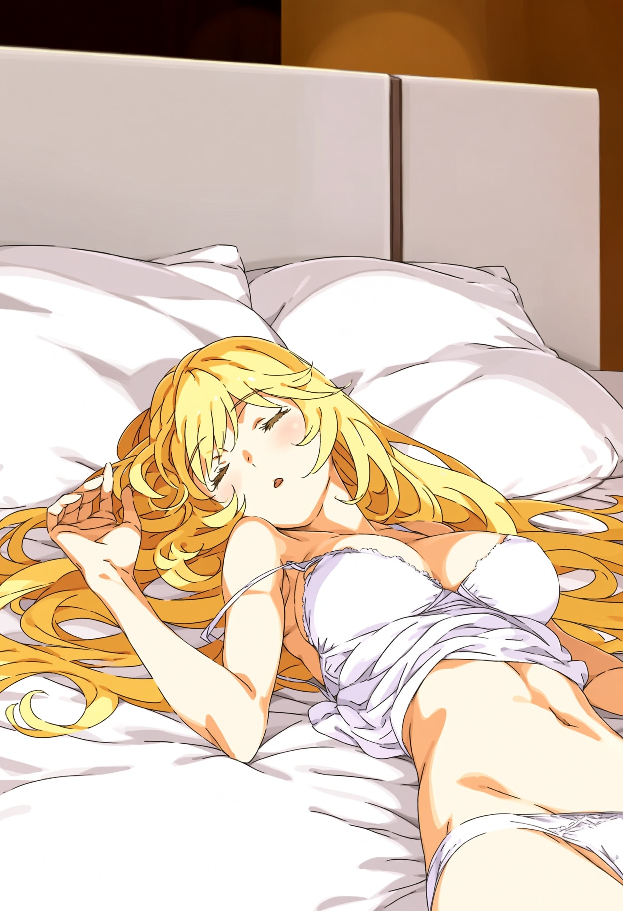 寝ている女王さま！