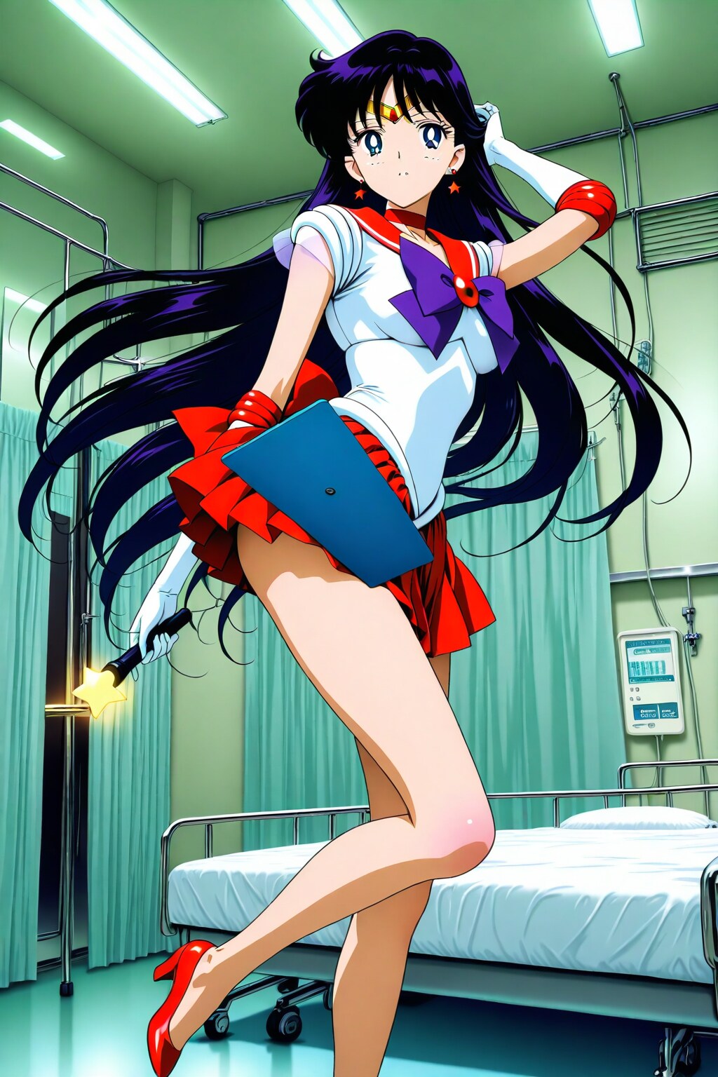 産んだので変身確認