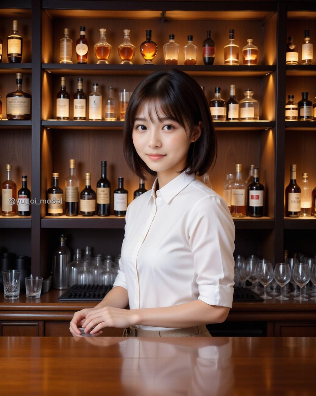 バーテンダー２ | の人気AIイラスト・グラビア