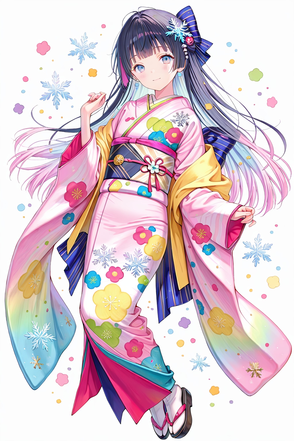 晴れ着(QILIN)(7) | の人気AIイラスト・グラビア